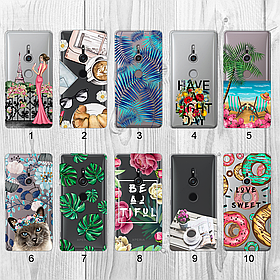 Силіконовий чохол з малюнком для Sony Xperia XZ2 H8266 (new collection)