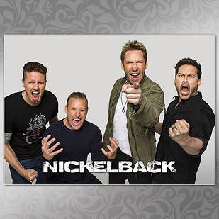 Плакат А3 Nickelback 002 005