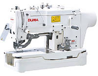Петельная машина промышленная DUMA DM783D с прямым сервоприводм для изготовления прямых петель
