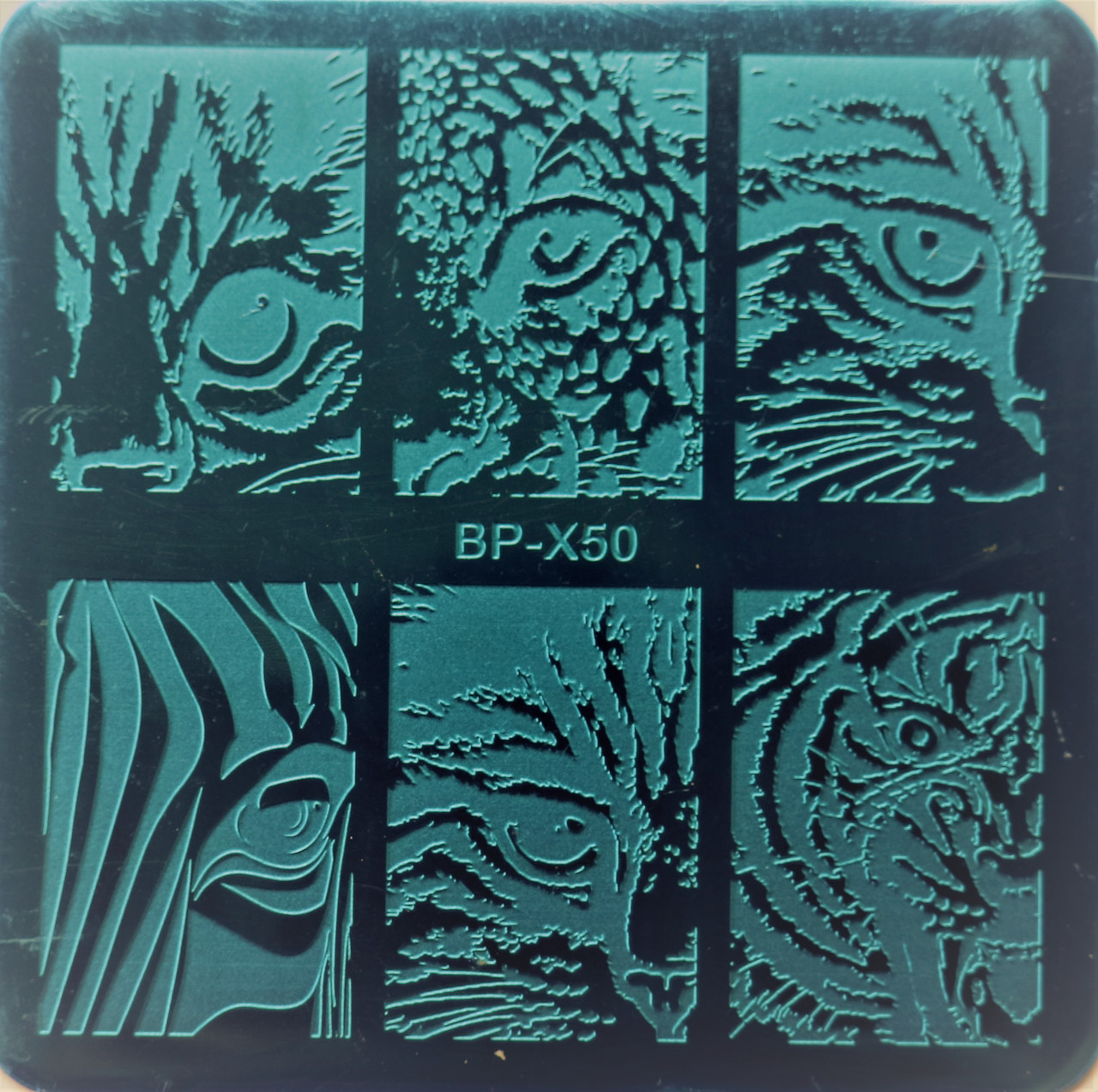 Пластина для стемпінгу дизайн на нігтях BORN PRETTY BP-X50, фото 1
