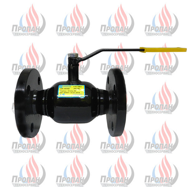 Кран шаровый фланцевый Breeze DN 40 PN 40 для сжиженного газа: продажа ...