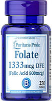 Фолиевая кислот Puritan's Pride - Folate 1333 мкг DFE (250 таблеток)