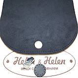 Клапан сумки. "Черепаха". Колір "Графіт", фото 2