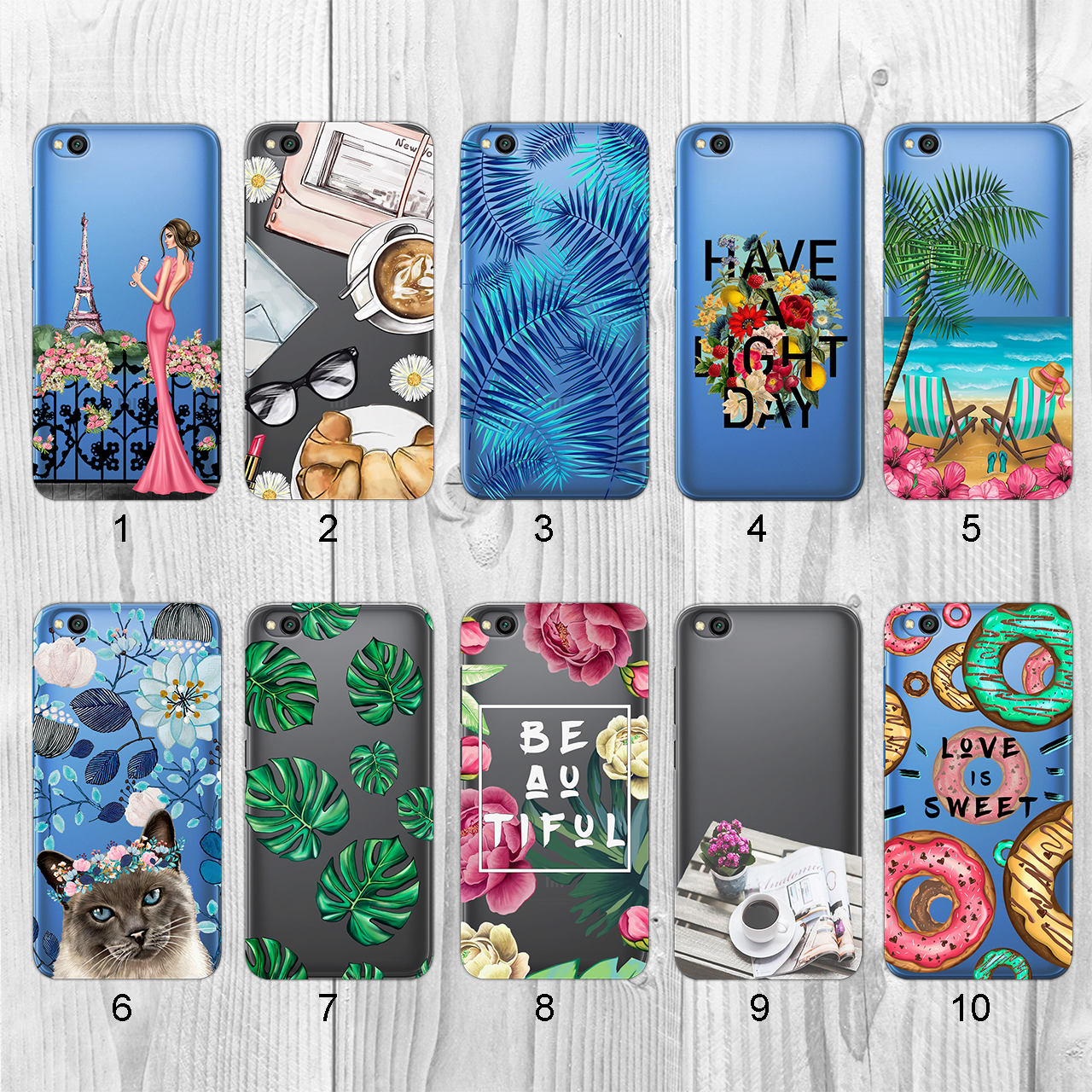 Силіконовий чохол із малюнком для Xiaomi Redmi Go (new collection), фото 1