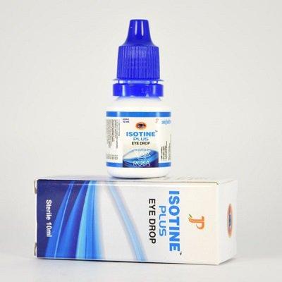 Глазные капли Айсотин плюс - Isotine Plus eyedrop 10мл - фото 1 - id-p1069347214