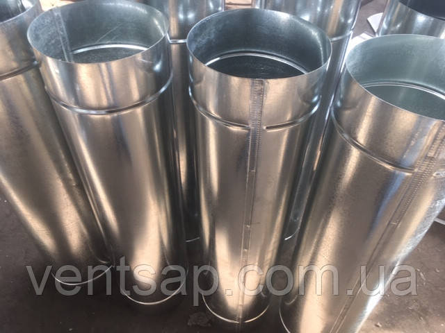 Труба водостічна діаметр 140 мм,оцинк. 0,5 мм, для водостічних систем, фото 5