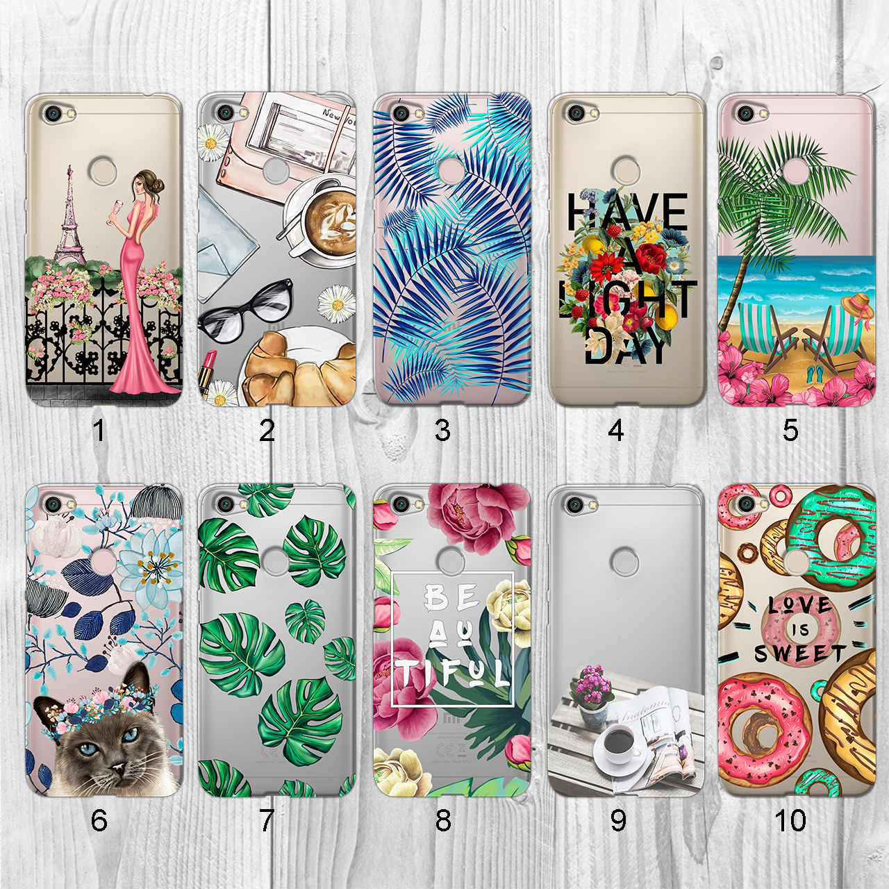 Силіконовий чохол з малюнком для Xiaomi Redmi Note 5A Prime (new collection)