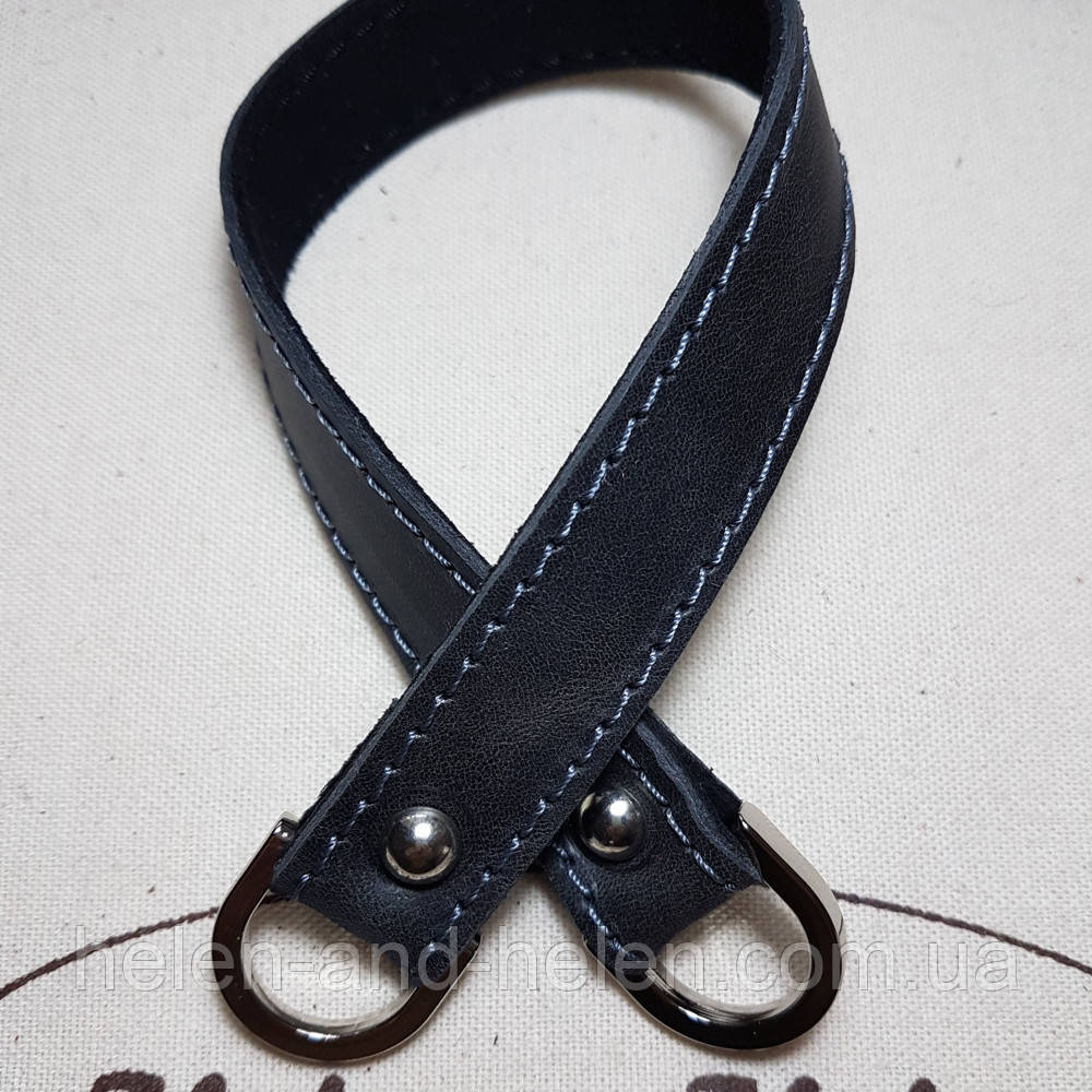 Ручка на півкільцях 40 х 2,5 (2) . Колір "Графіт"., фото 1