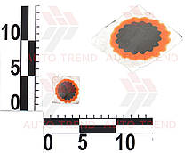 Латка камерна кругла d30 мм