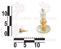 Вентиль ремонтний камери латунний, короткий (h 31 мм)