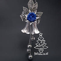 Дзвін маленький срібний 0276, фото 4