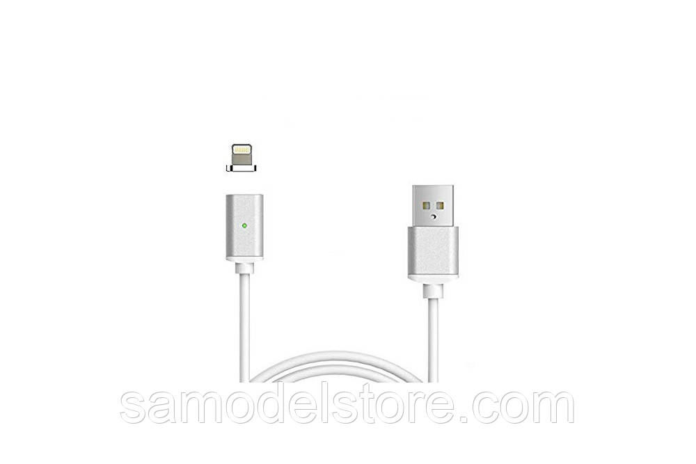 Шнур USB — lighting для iPhone на магніті 1 м., фото 1