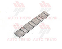 Вантаж балансувальний самокл. для литих дисків л/а свинець 60 г, голуб. скотч, 20 шт.