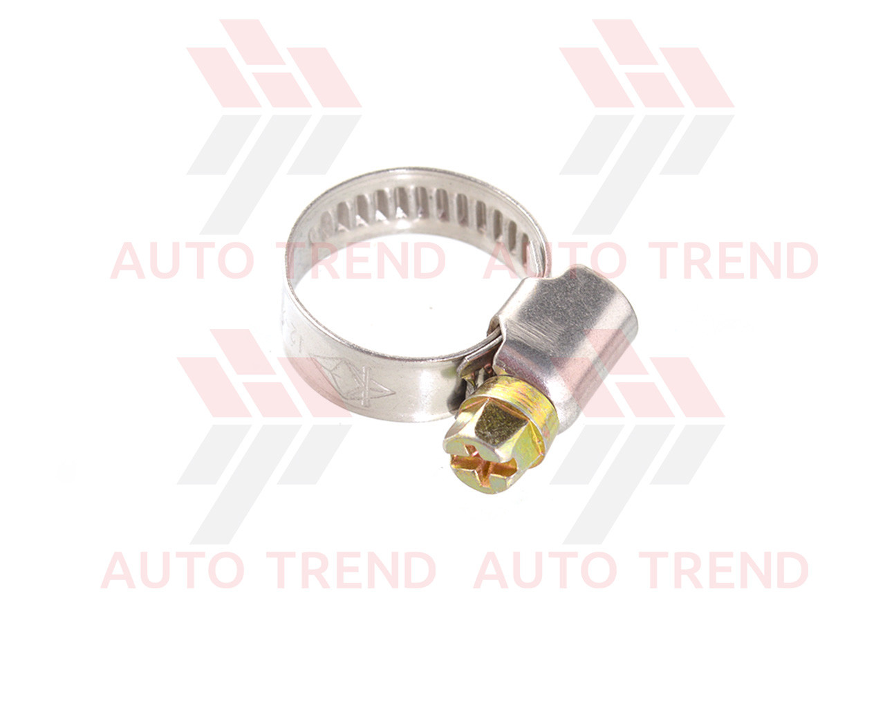 Хомут черв'ячний 12-20 мм, неіржавка сталь