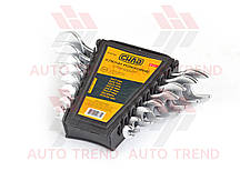 Набір ключів ріжкових Стандарт (6x7, 8x9, 10x11, 12x13, 14x15, 16x17, 18х19, 20х22мм) 8 шт.*