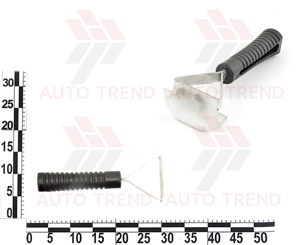 Скребок для гуми (пластикова ручка), мотика