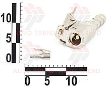 Євронасадка біла KING з клапаном