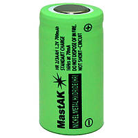 Аккумулятор 2/3AA Mastak 700 mAh