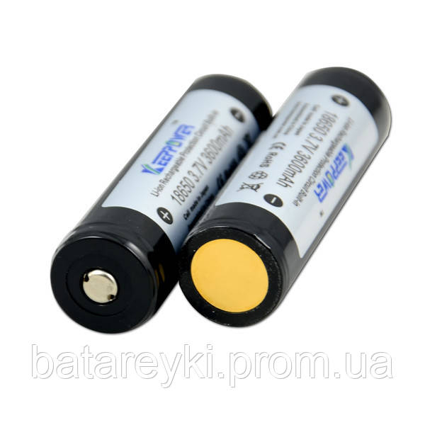 Аккумулятор Li-ion с защитой KEEPPOWER 18650 3600 mAh 3.7V (Panasonic) - фото 3 - id-p1069377073