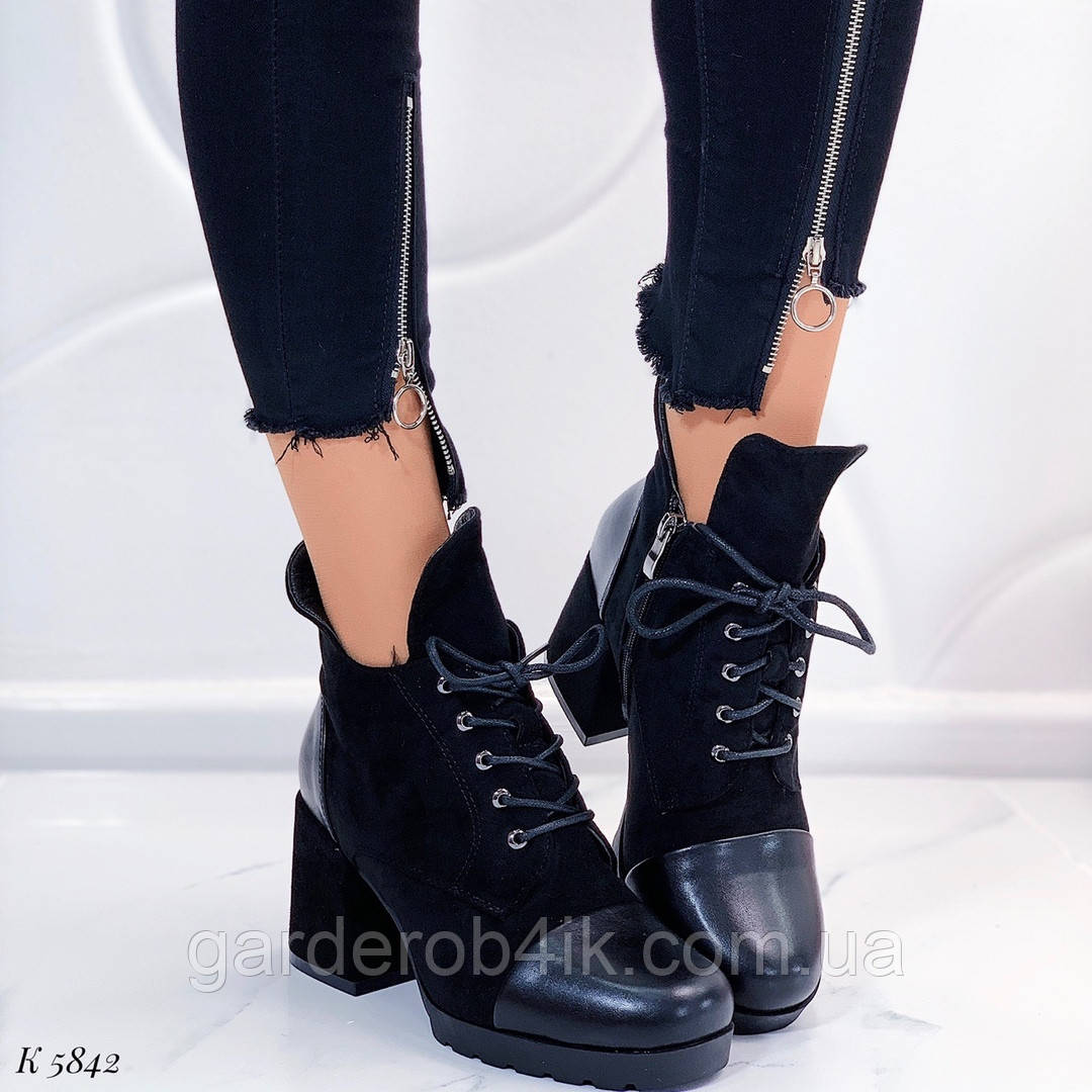 Женские ботинки на каблуке зимние купить недорого в Украине оптом и в ...