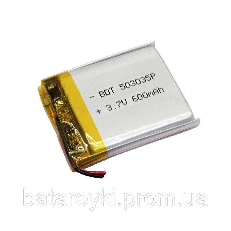 Литий-полимерный аккумулятор Bossman 503035 3,7V 600 mAh с контроллером - фото 1 - id-p1069377084