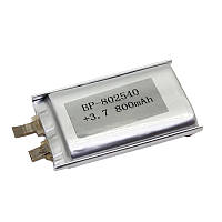 Литий-полимерный аккумулятор Bossman 802540 3,7V 800 mAh