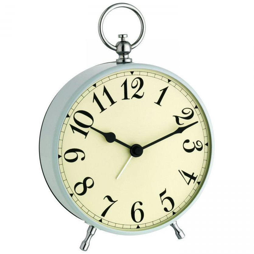 Будильник (аналогові годинник) TFA Nostalgie, Pale blue