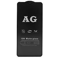 Защитное стекло Full Glue Matte для телефона Samsung Galaxy M20 2019 ( SM-M205 ) - Black