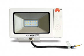 Прожектор світлодіодний VIDEX Slim Sensor 10W 5000K 220V White (23573), фото 1