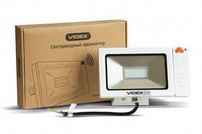 Прожектор світлодіодний VIDEX Slim Sensor 10W 5000K 220V White (23573), фото 5