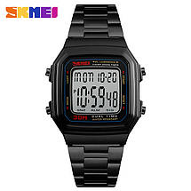 Чоловічі годинники Skmei 1337 S доступні в кольорах black / silver, фото 2