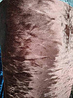 Меблева тканина велюр ширина 150 см колір коричневий