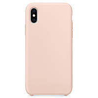 Чехол Silicone Case without Logo (AA) для Apple iPhone XS Max (6.5") Розовый / Pink Sand