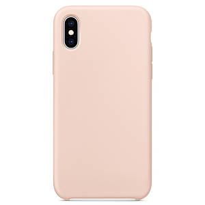 Чохол Silicone Case without Logo (AA) для Apple iPhone XS Max (6.5") Рожевий / Pink Sand