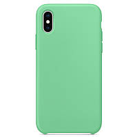 Чехол Silicone Case without Logo (AA) для Apple iPhone XS Max (6.5") Зеленый / Spearmint