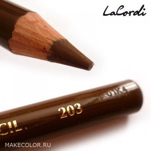 Олівець для очей LaCordi  203 Шоколад