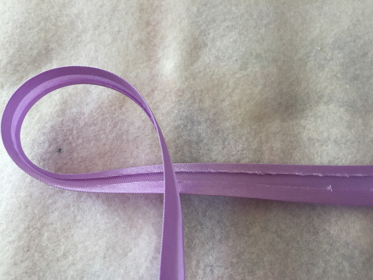 Коса бейка атласна бузкова, ширина 1,5 см, фото 1