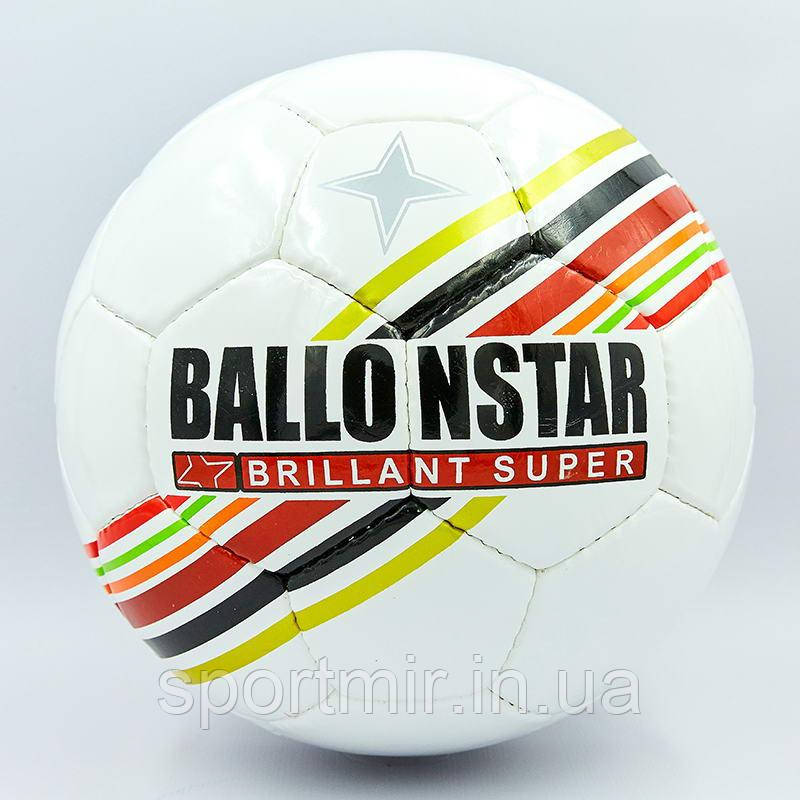 М'яч футбольний No5 PU ламін. BALLONSTAR FB-5415-3 (No5, 5 сл.), зшитий вручну), фото 1
