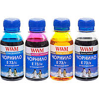 Комплект чернил WWM для Epson TX119/TX209/TX419 Водорастворимые 4х100г B/C/M/Y (E73SET-2)