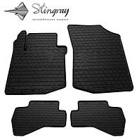 Резиновые коврики Пежо 107 2005-2014 Peugeot 107 2005-2014 Stingray комплект черный