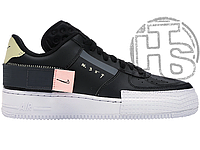 Женские кроссовки Nike Air Force 1 Type Black Pink White CI0054-001