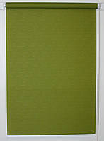 Рулонная штора Лён Оливковый