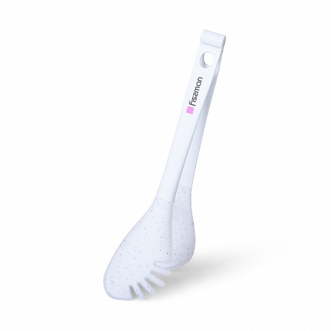 Ложка-щипці з нейлону + силікон "Bianca" 29х7х2.5см для салату Fissman, фото 1