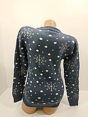 Шерстяні жіночі светри новорічні оптом S 1062, фото 3