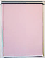 Рулонная штора 750*1500 Блэкаут Сильвер Розовый
