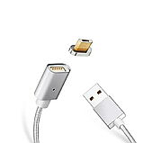Магнітний кабель RIAS K-118 USB-microUSB White (4_691950180), фото 2