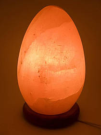 Соляна лампа "Яйце" (20х11 см) (Гімалайська сіль)