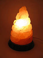 Соляна лампа "Спіраль" (17,5х14х14 см) (Гімалайська сіль)