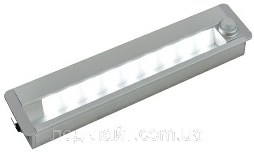 LED светильник врезной с датчиком движения 12В - фото 1 - id-p124361300