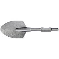 Лопаткове зубило KROHN 201904102 (30×450 мм HEX30 хвостовик 30мм)